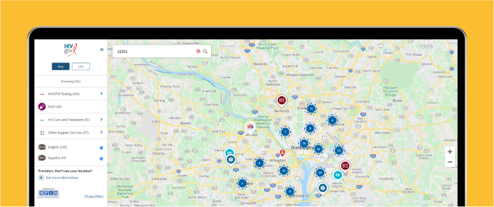 Find HIV Testing and Care Services