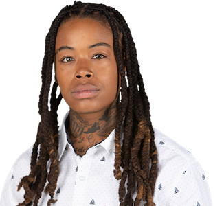 Woman in a white shirt